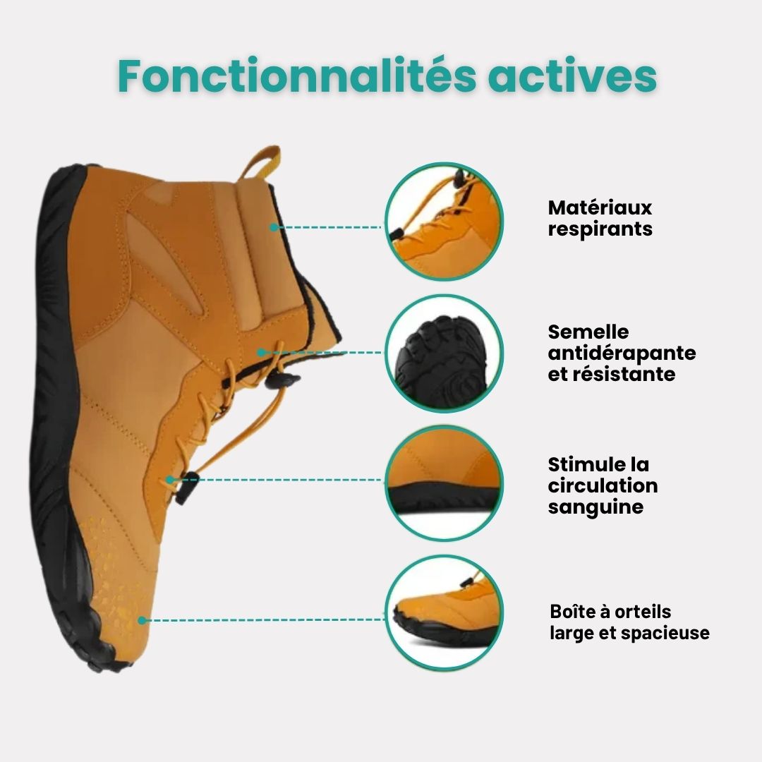 Chaussures Barefoot Hiver | Chaudes et Imperméables