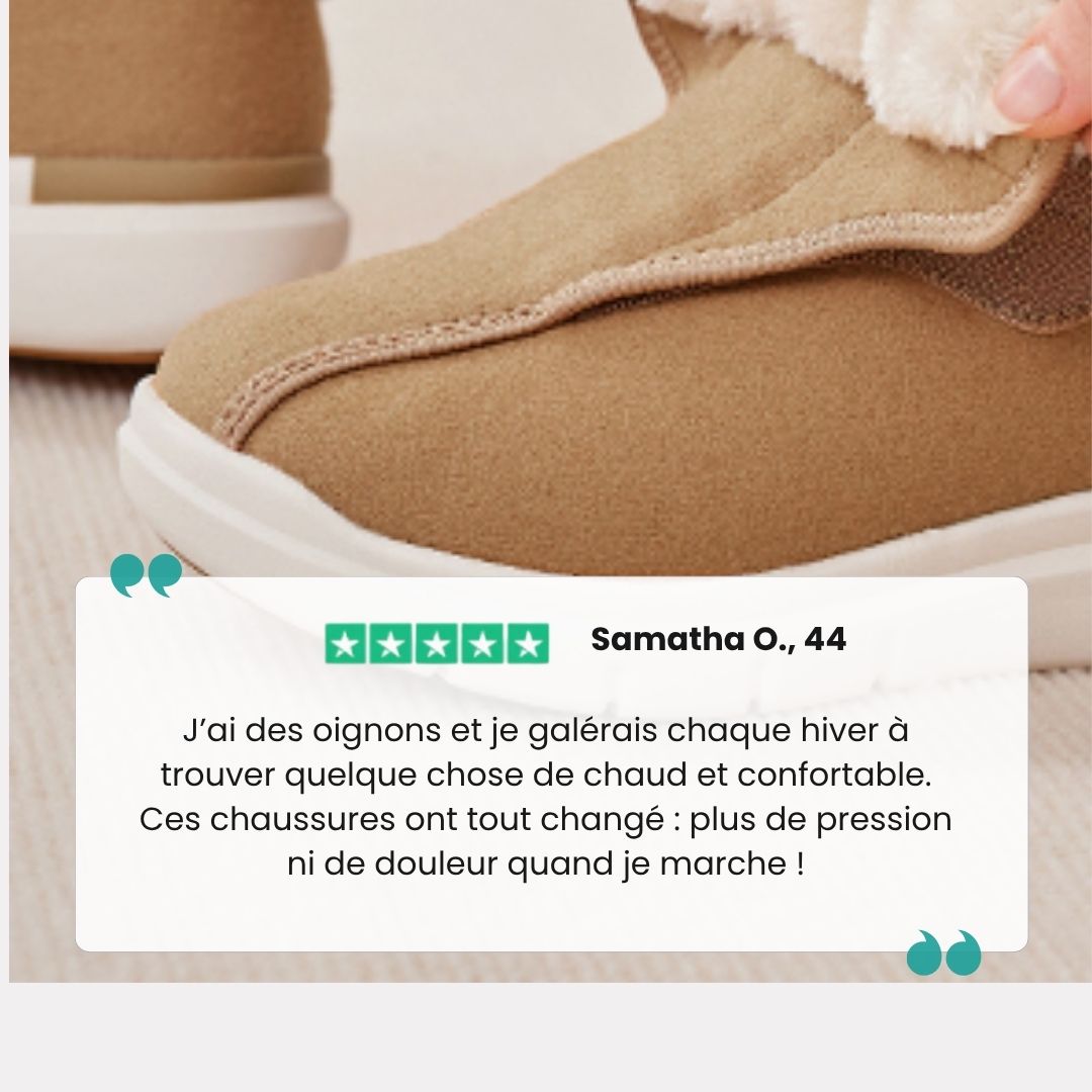 Chaussures d’Hiver Confort pour Hallux Valgus