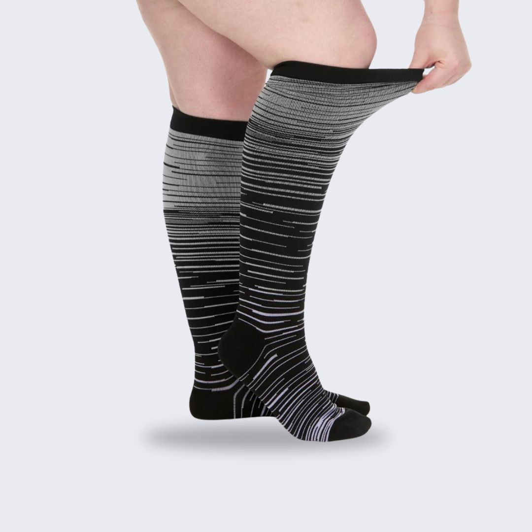 Chaussettes de contention douce et colorée (20-30 mmHg)
