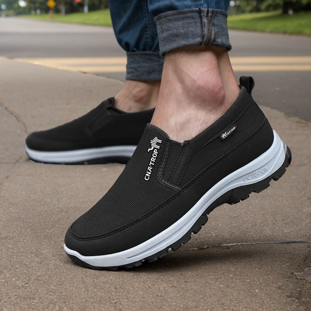 Chaussures de marche à confort orthopédique homme