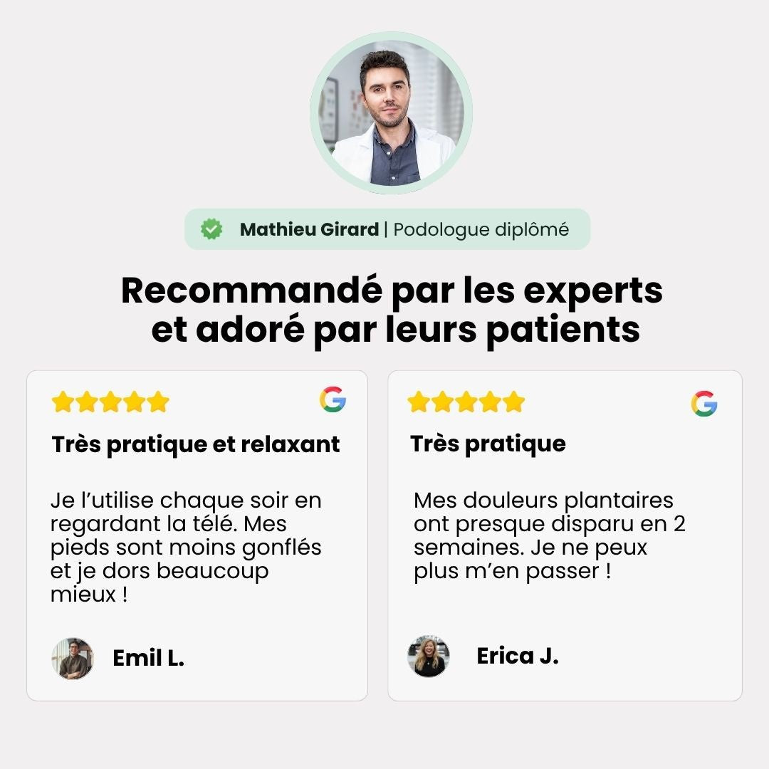 Appareil de massage de pieds EMS | Améliore la circulation sanguine - Semello.fr