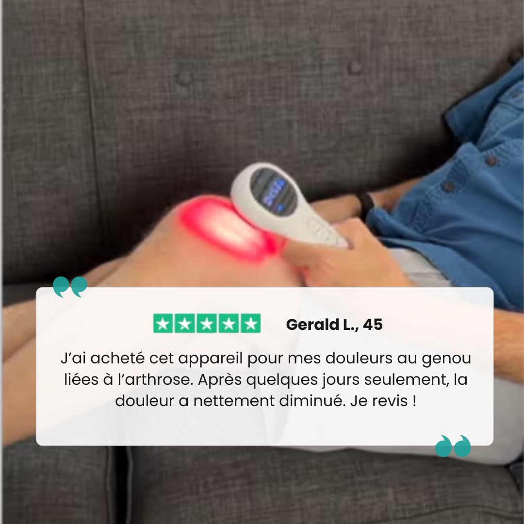 Appareil de photothérapie LED pour les articulations douloureuses - Semello.fr
