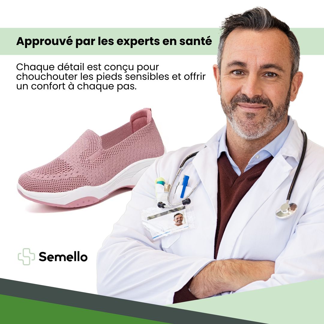 Baskets à confort orthopédique - Semello.fr