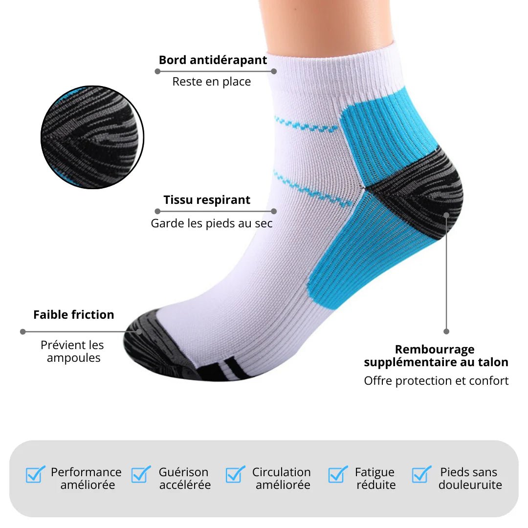 Chaussettes de Compression Douleur Neuropathique - Semello.fr
