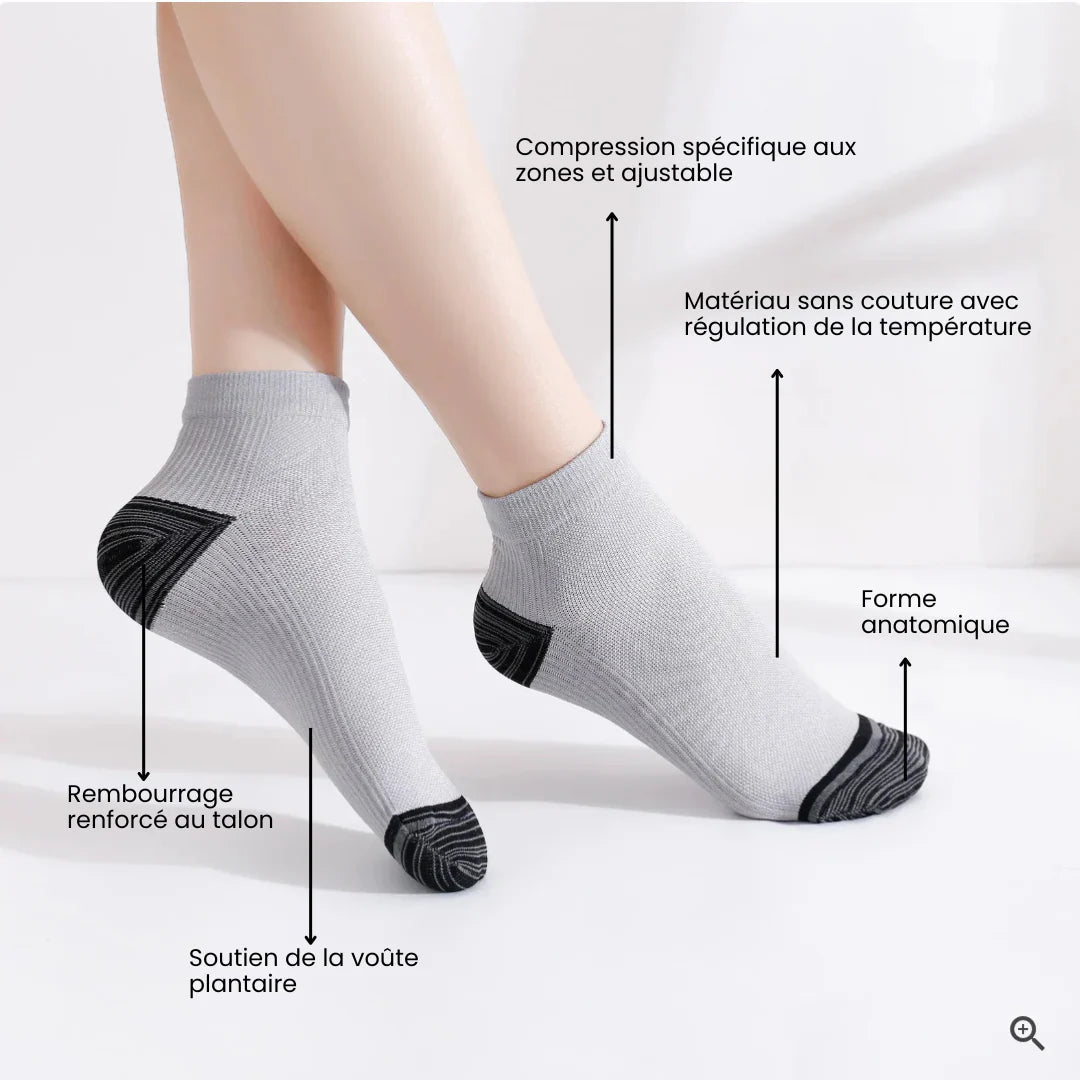 Chaussettes de Compression | Douleurs Plantaires - Semello.fr