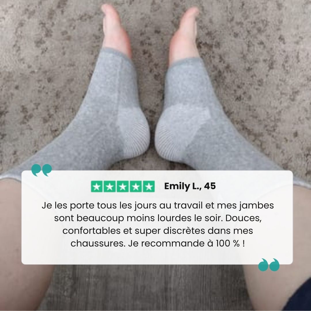 Chaussettes Jambes Légères en Fibre de Bambou - Semello.fr