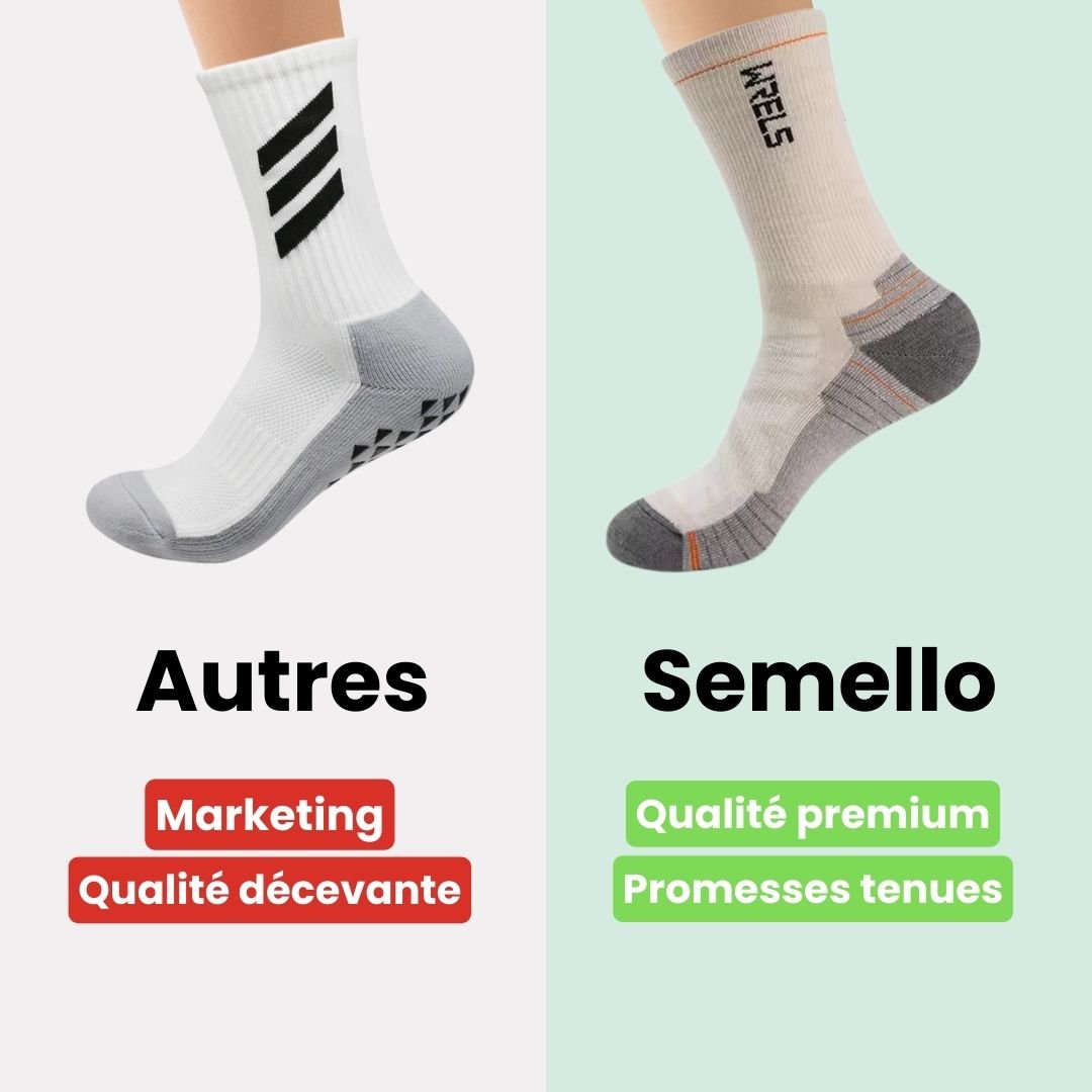 Chaussettes Mérinos Sport – Randonnée & Running - Semello.fr