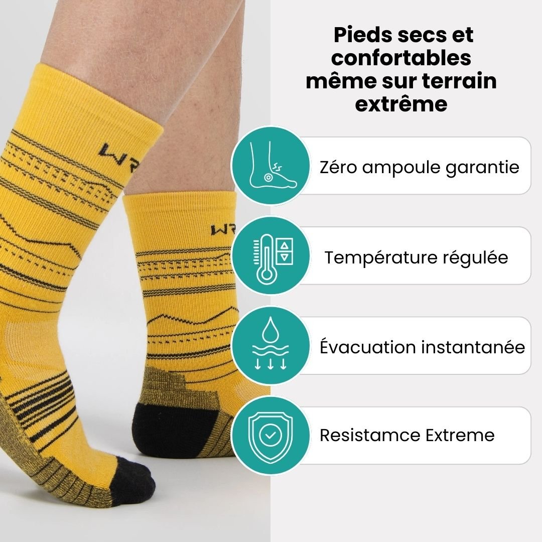 Chaussettes Mérinos Sport – Randonnée & Running - Semello.fr