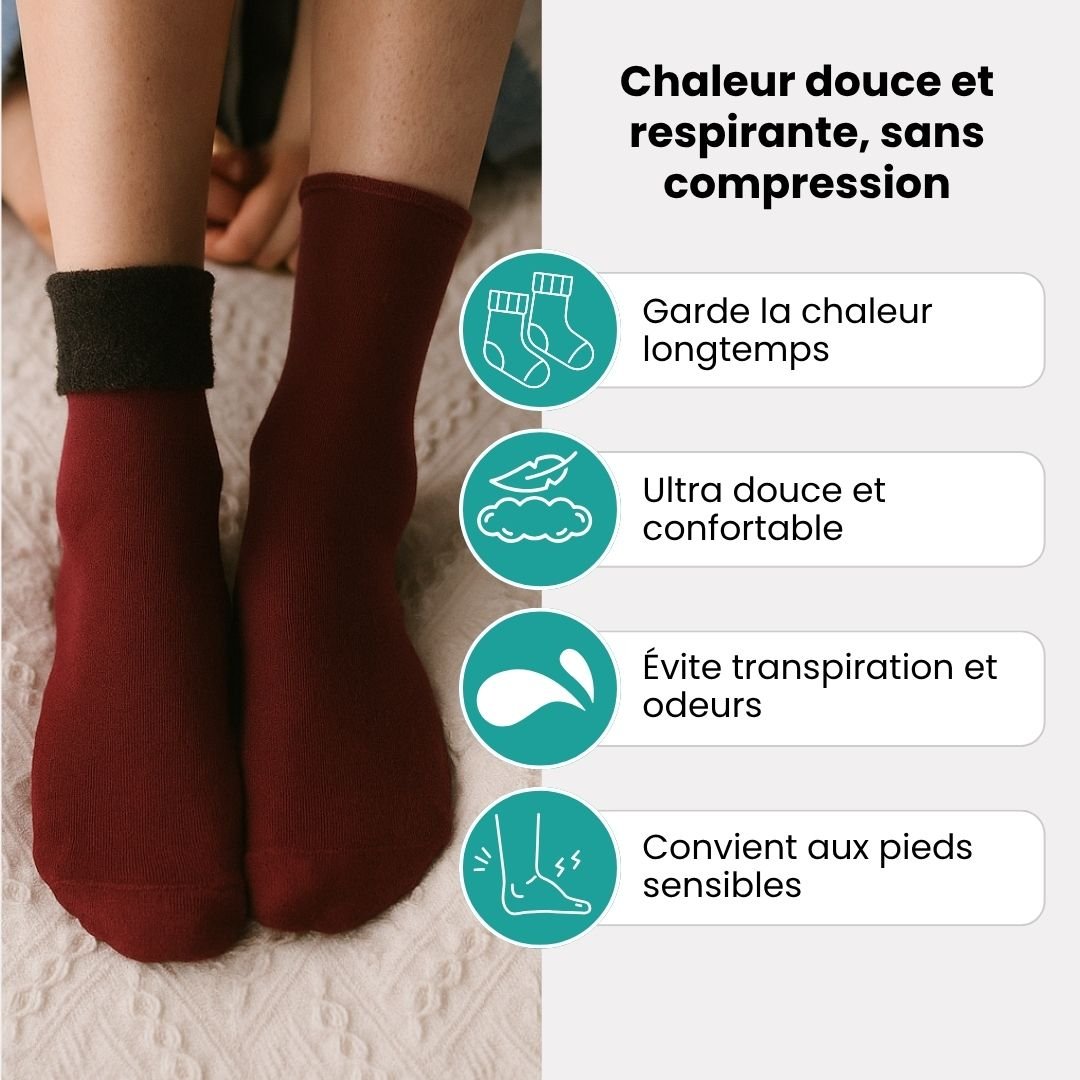 Chaussettes Polaires Cozy pour l’Hiver - Semello.fr