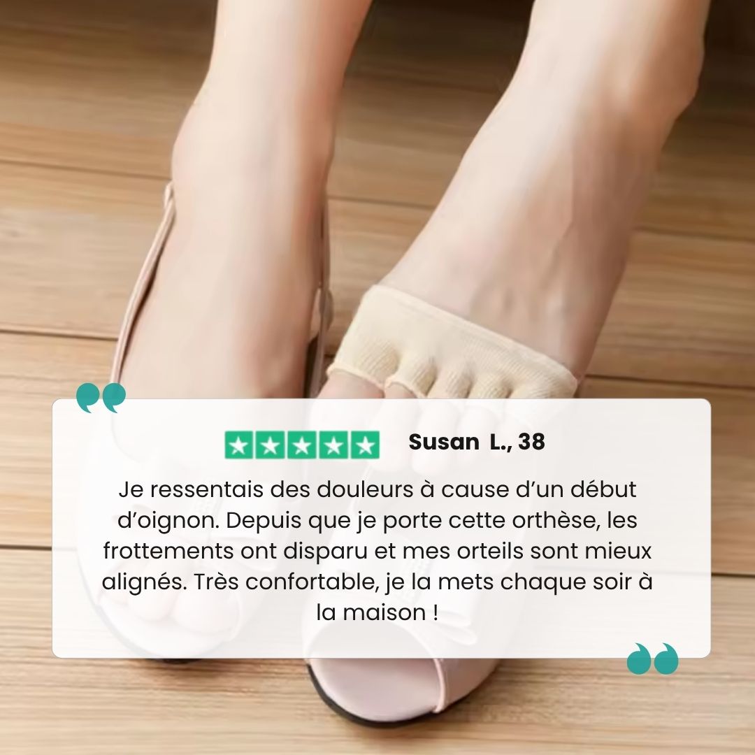 Chaussettes Séparatrices d'Orteils Relax - Semello.fr
