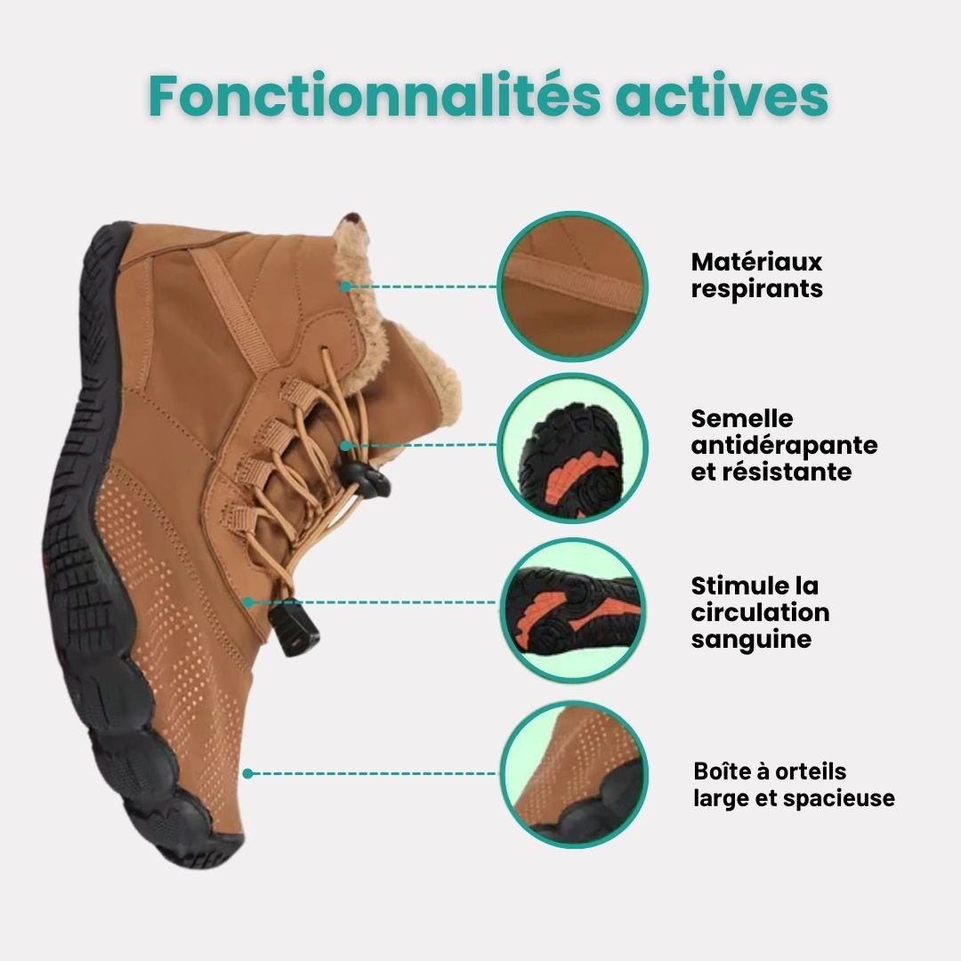 Chaussures Barefoot Hiver - Fourrées et Imperméables - Semello.fr
