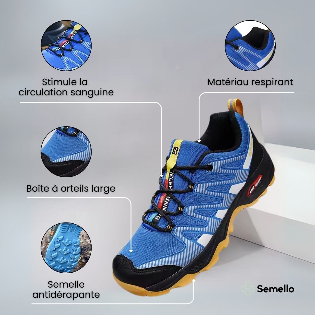 Chaussures de marche à confort orthopédique - Semello.fr