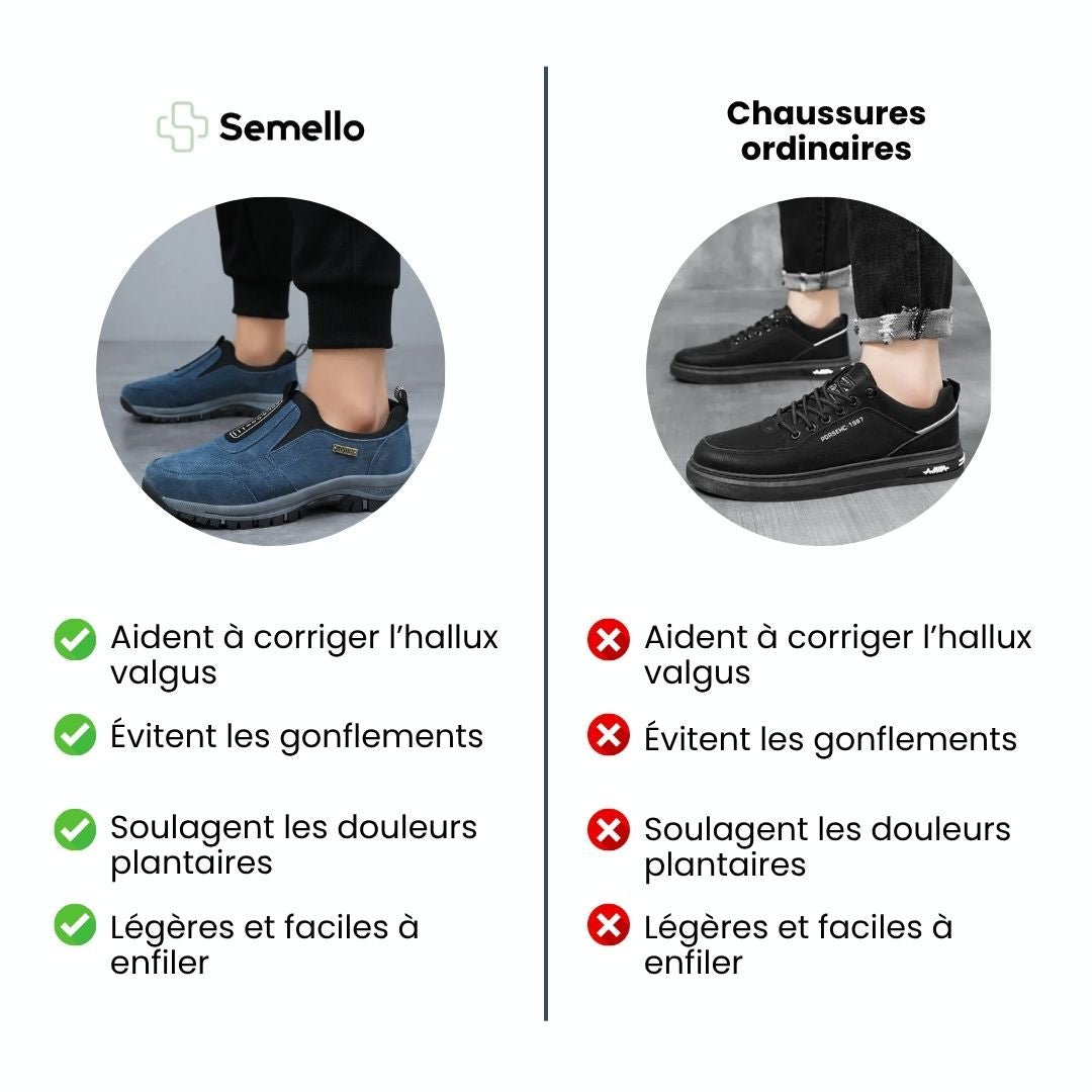 Chaussures de marches a confort orthopedique - Semello.fr
