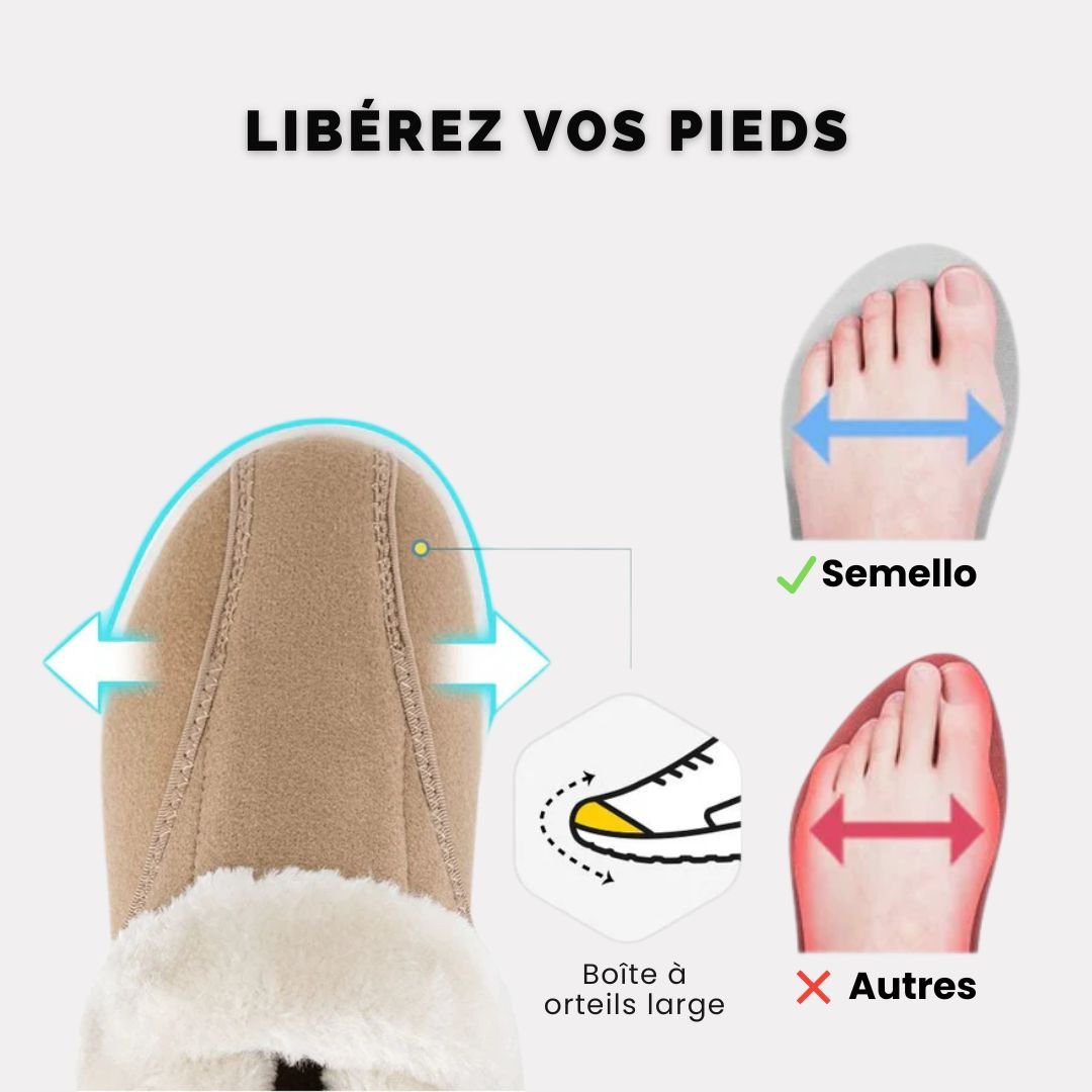 Chaussures d’Hiver Confort pour Hallux Valgus - Semello.fr