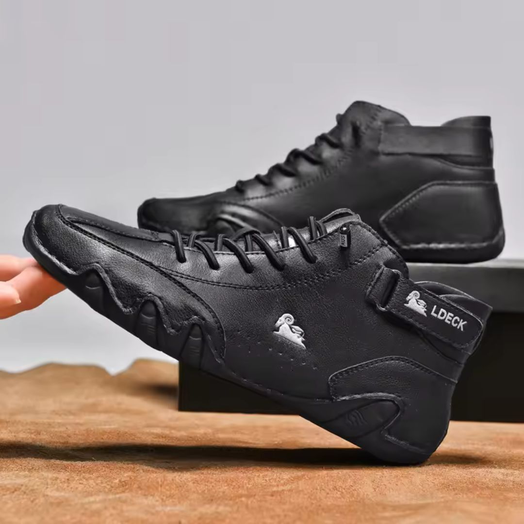 Chaussures Orthopédiques Montante en Cuir - Semello.fr