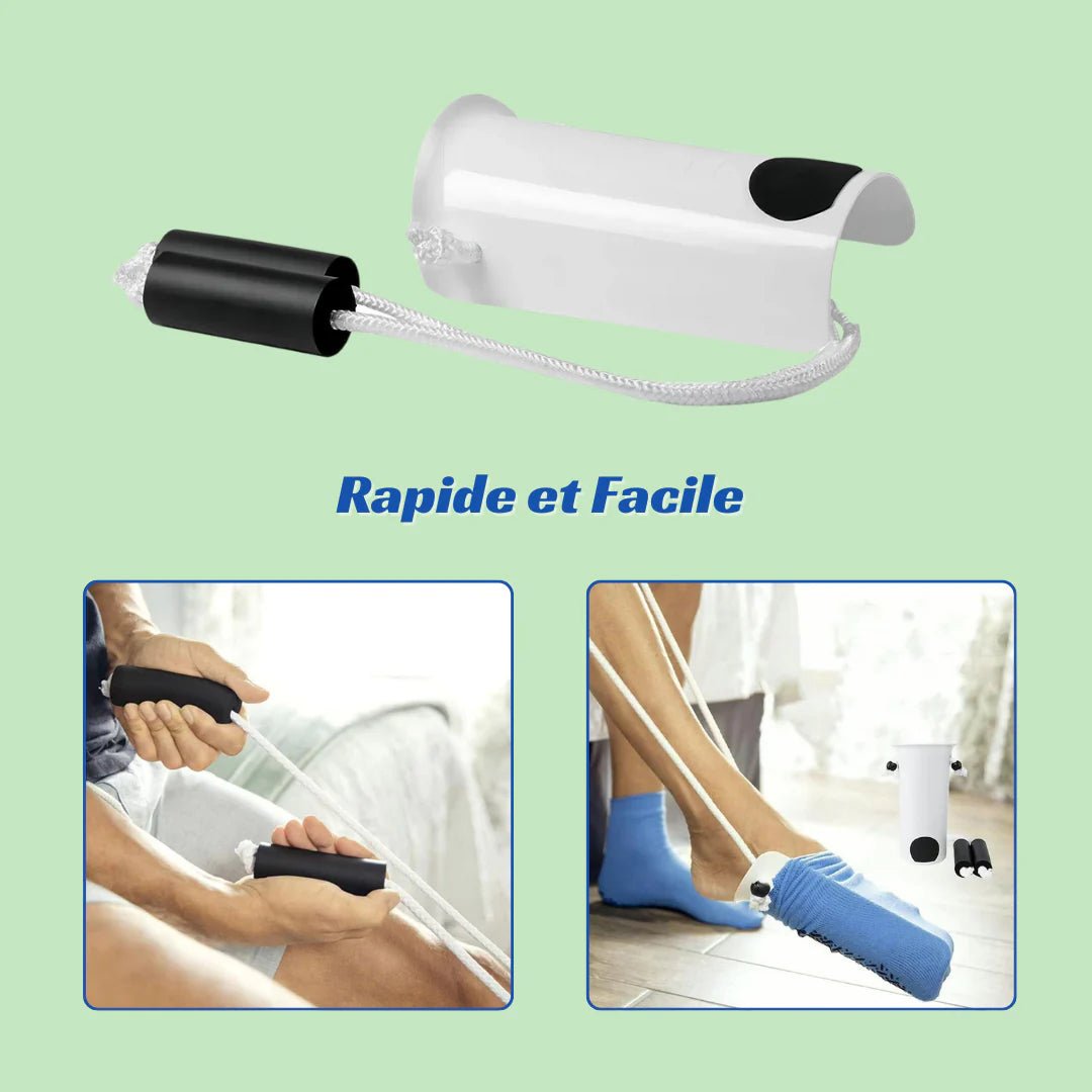 Enfile - Bas de Contention | Simple et Sans Effort - Semello.fr