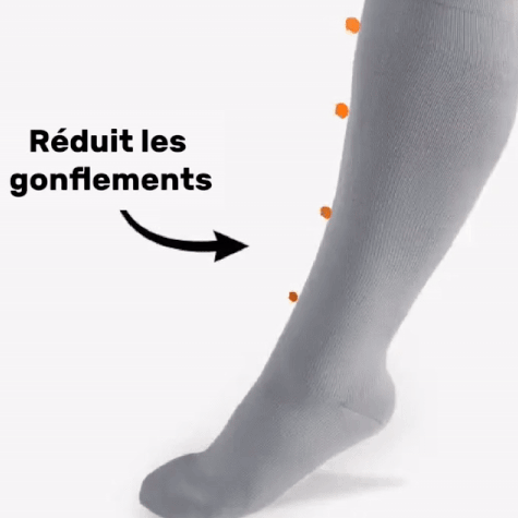 Chaussettes de contention douce et colorée (20-30 mmHg)