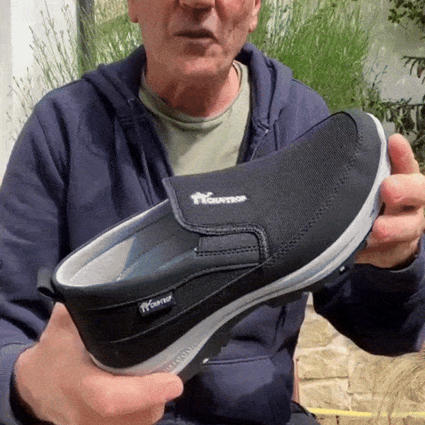 Chaussures de marche à confort orthopédique homme