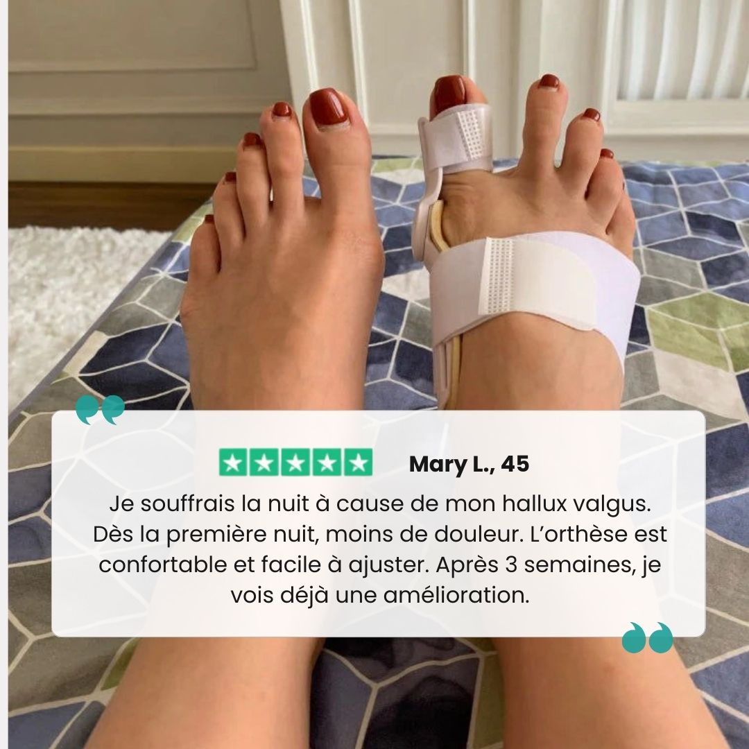 Orhèse hallux valgus de nuit - Semello.fr