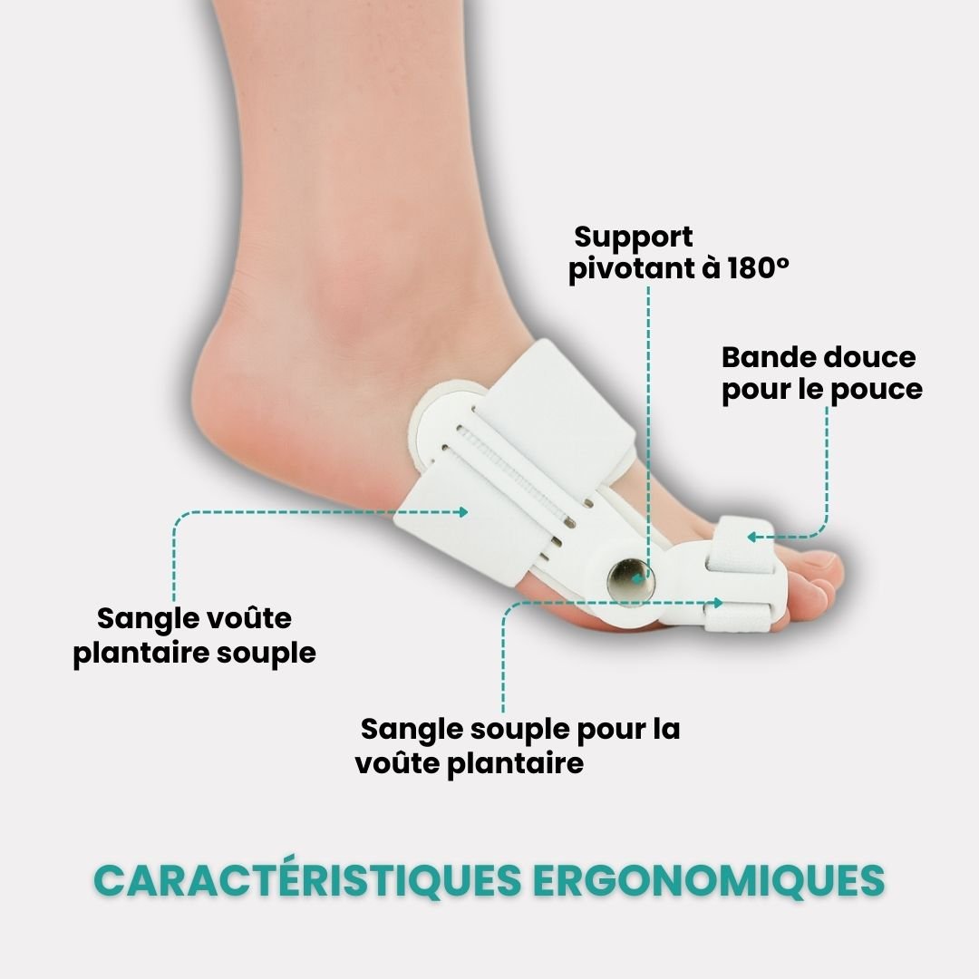 Orhèse hallux valgus de nuit - Semello.fr