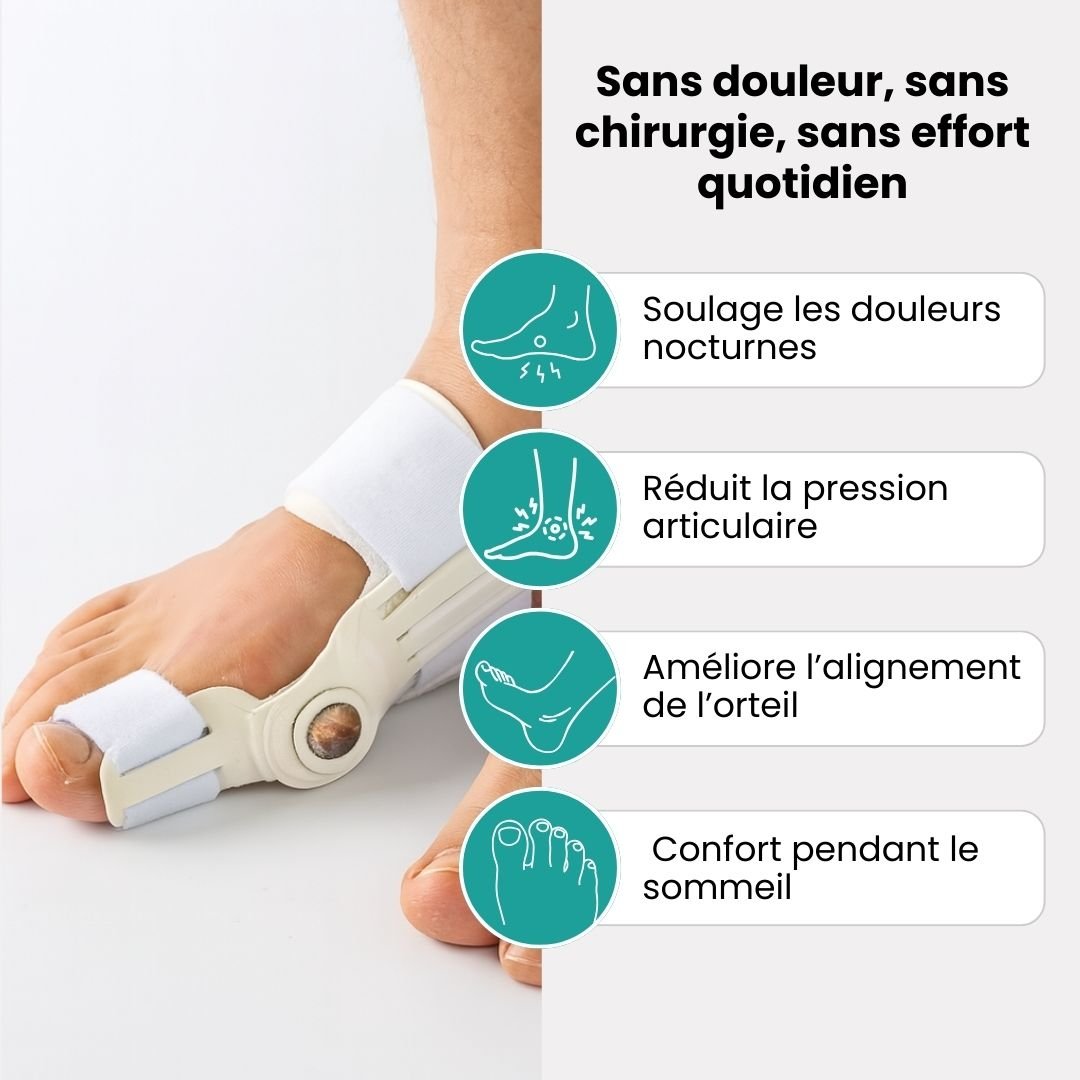 Orhèse hallux valgus de nuit - Semello.fr
