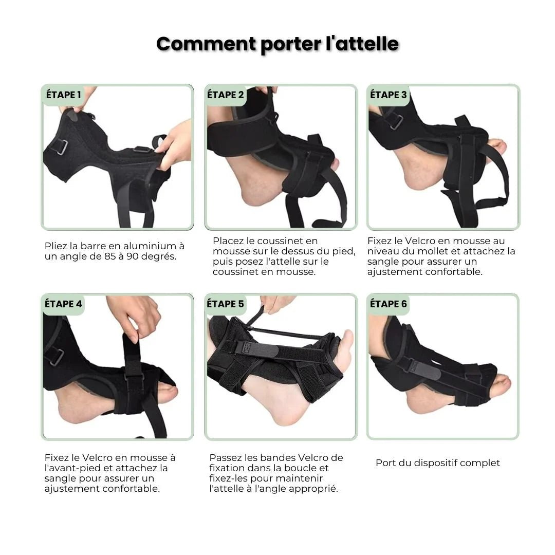 Orthèse Nocturne – Fasciite Plantaire et Douleurs au Talon - Semello.fr