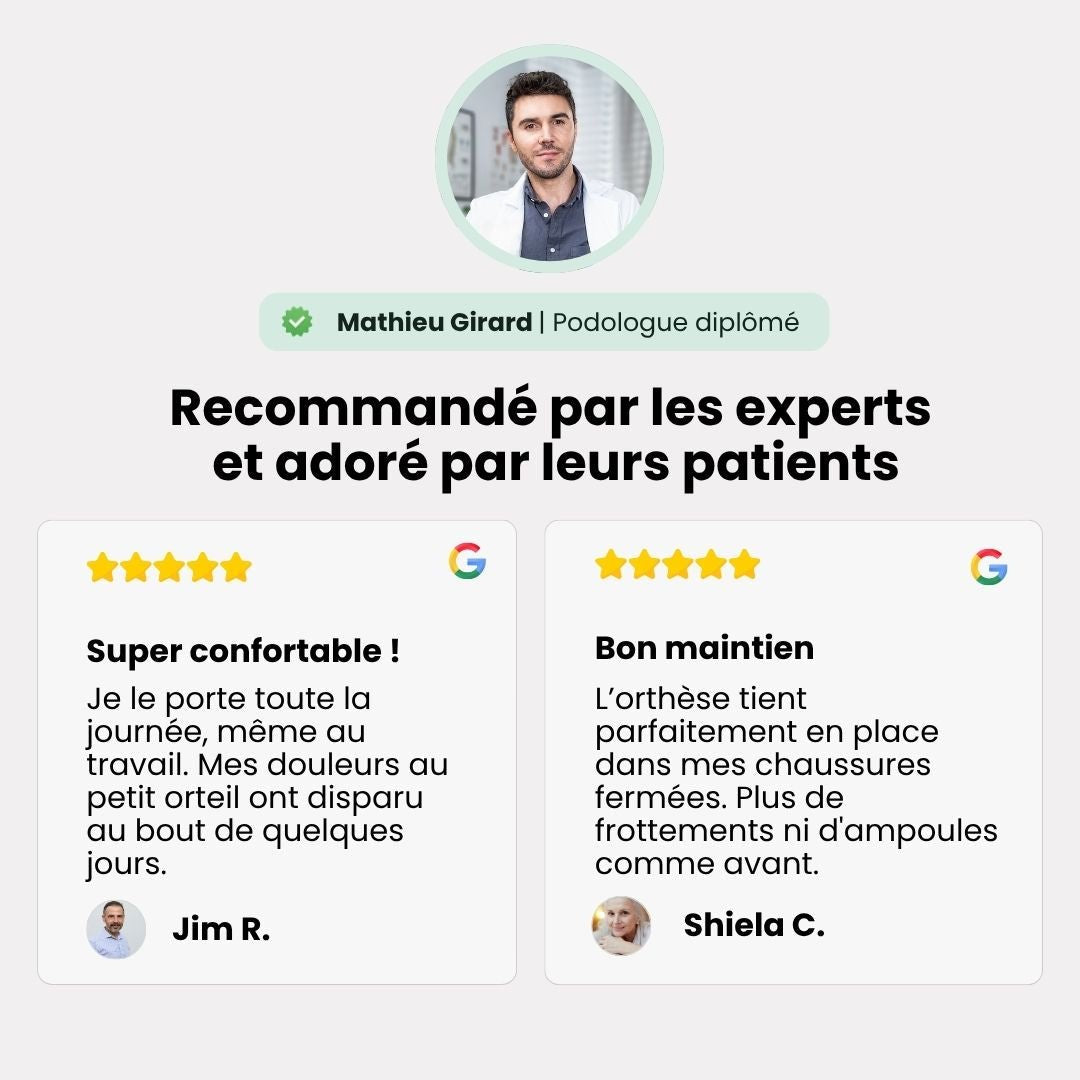 Orthèse Petit Orteil en Silicone - Semello.fr