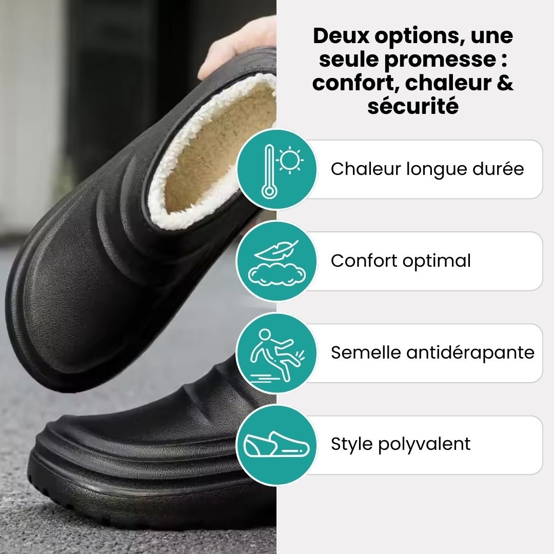 Pantoufles Orthopédiques Chaudes | Antidérapantes Intérieur & Extérieur - Semello.fr