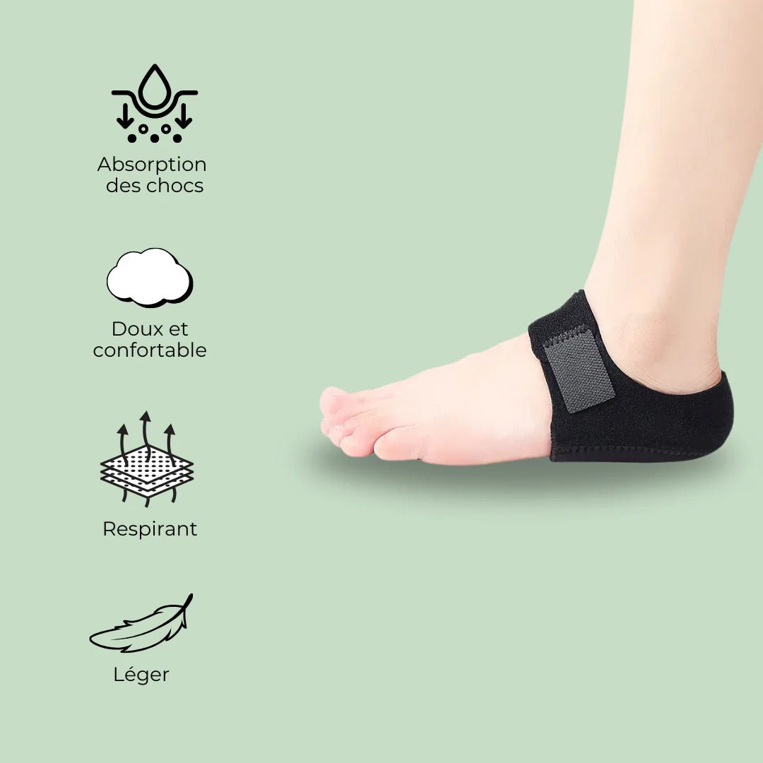 Protege Talon en Gel pour Fasciite Plantaire - Semello.fr