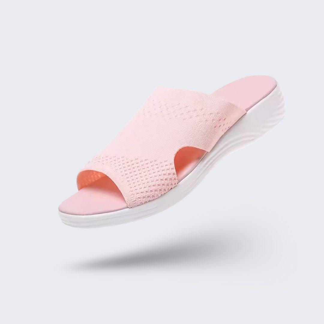 Sandales compensée à confort orthopédique pour femme - Semello.fr