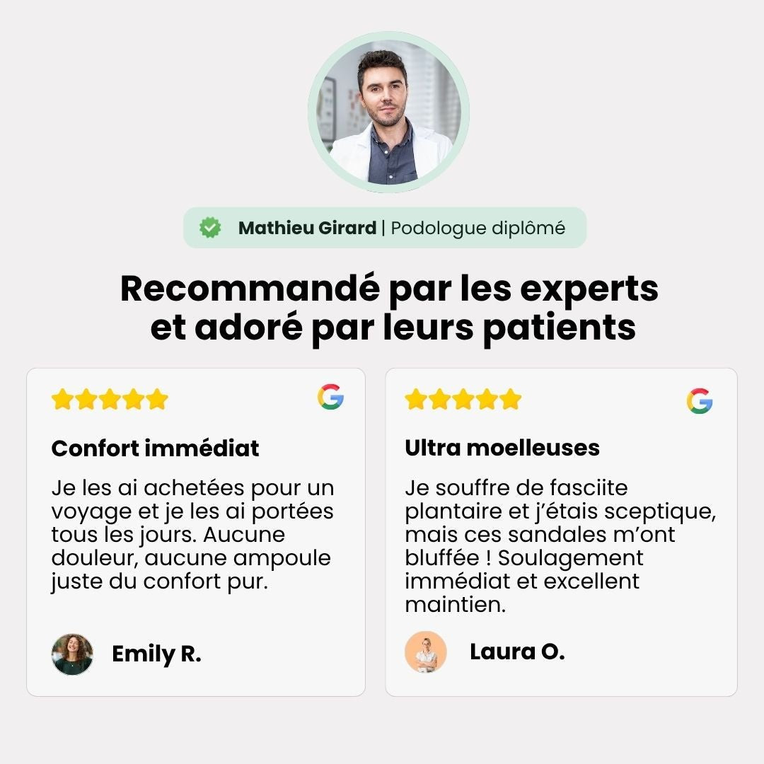Sandales Orthopédiques contre les Douleurs Plantaires - Semello.fr