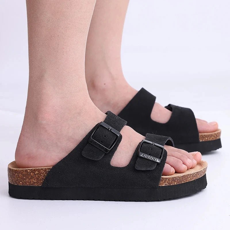 Sandales Orthopédiques Double Boucle en Liège - Semello.fr