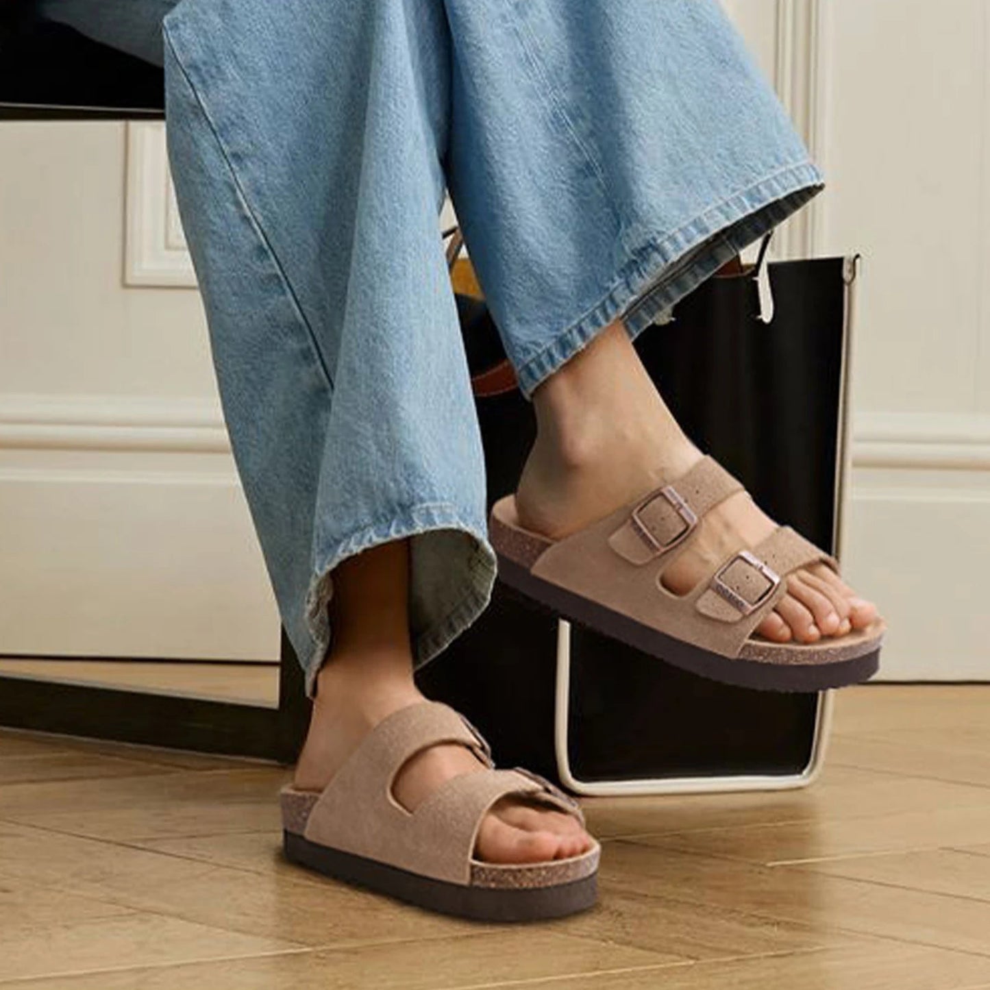 Sandales Orthopédiques Double Boucle en Liège - Semello.fr