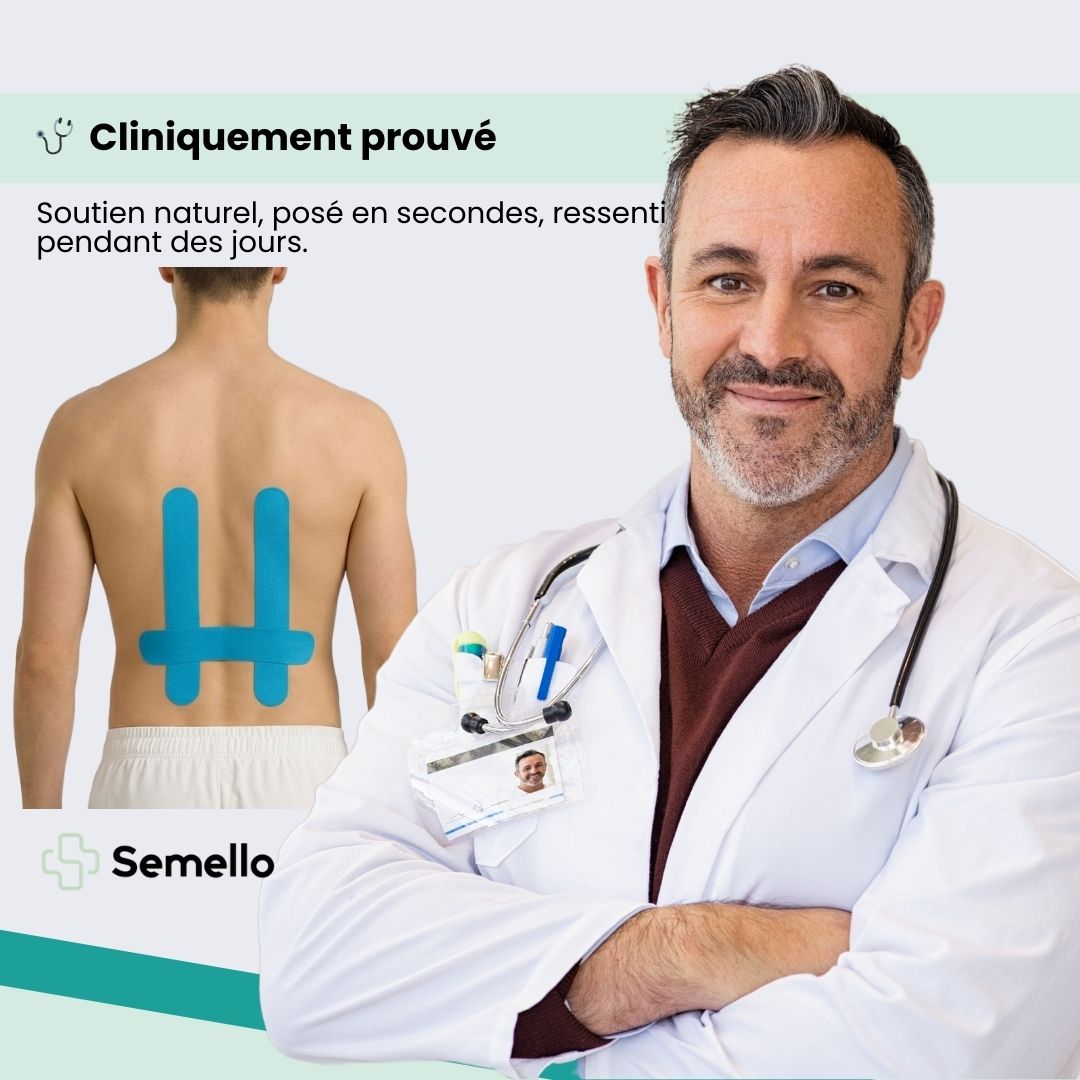 Strap Dos – Soulagement Durable & Correction Posturale - Semello.fr