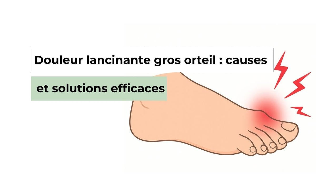 Douleur lancinante au gros orteil : causes et solutions - Semello.fr
