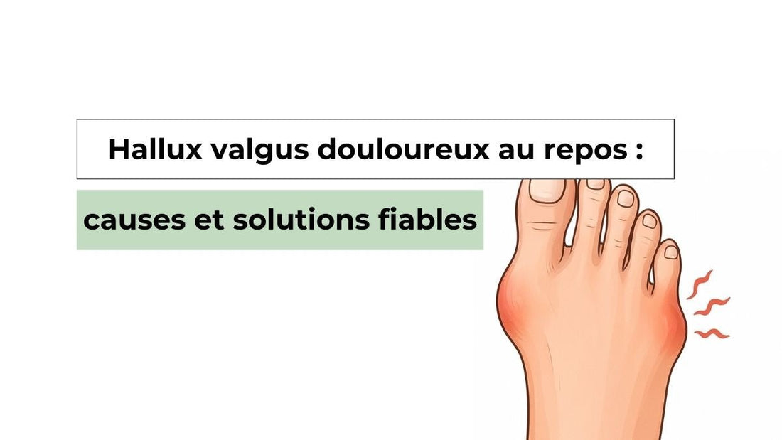 Hallux valgus douloureux au repos : causes et solutions - Semello.fr