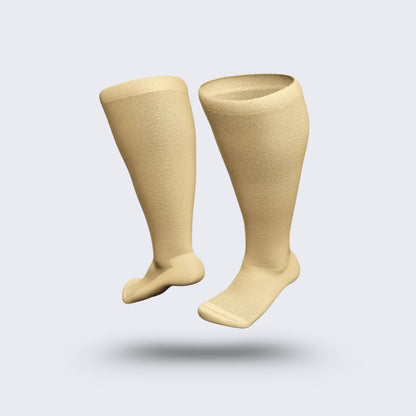 Chaussettes de compression spécial mollet large