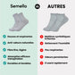 Chaussettes en bambou haute | Chaleur & Anti-odeurs