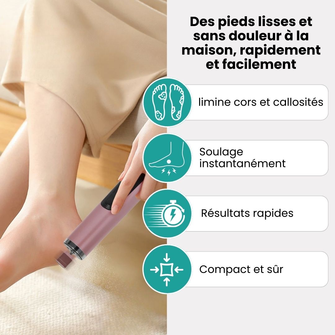 Râpe Anti-Cors Professionnelle | Pieds Doux & Sains