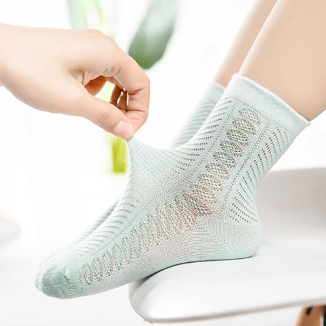 Chaussettes Enfant en Coton – Respirante & Confortable