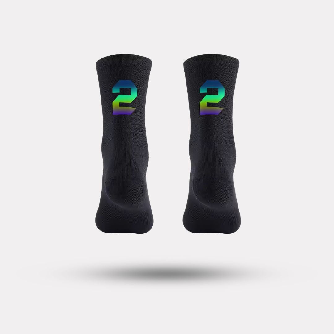 Chaussettes de Cyclisme Réfléchissantes – Sécurité & Performance