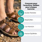 Sandales Orthopédiques en Cuir – Élégance & Maintien Premium