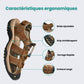Sandales Orthopédiques en Cuir – Élégance & Maintien Premium