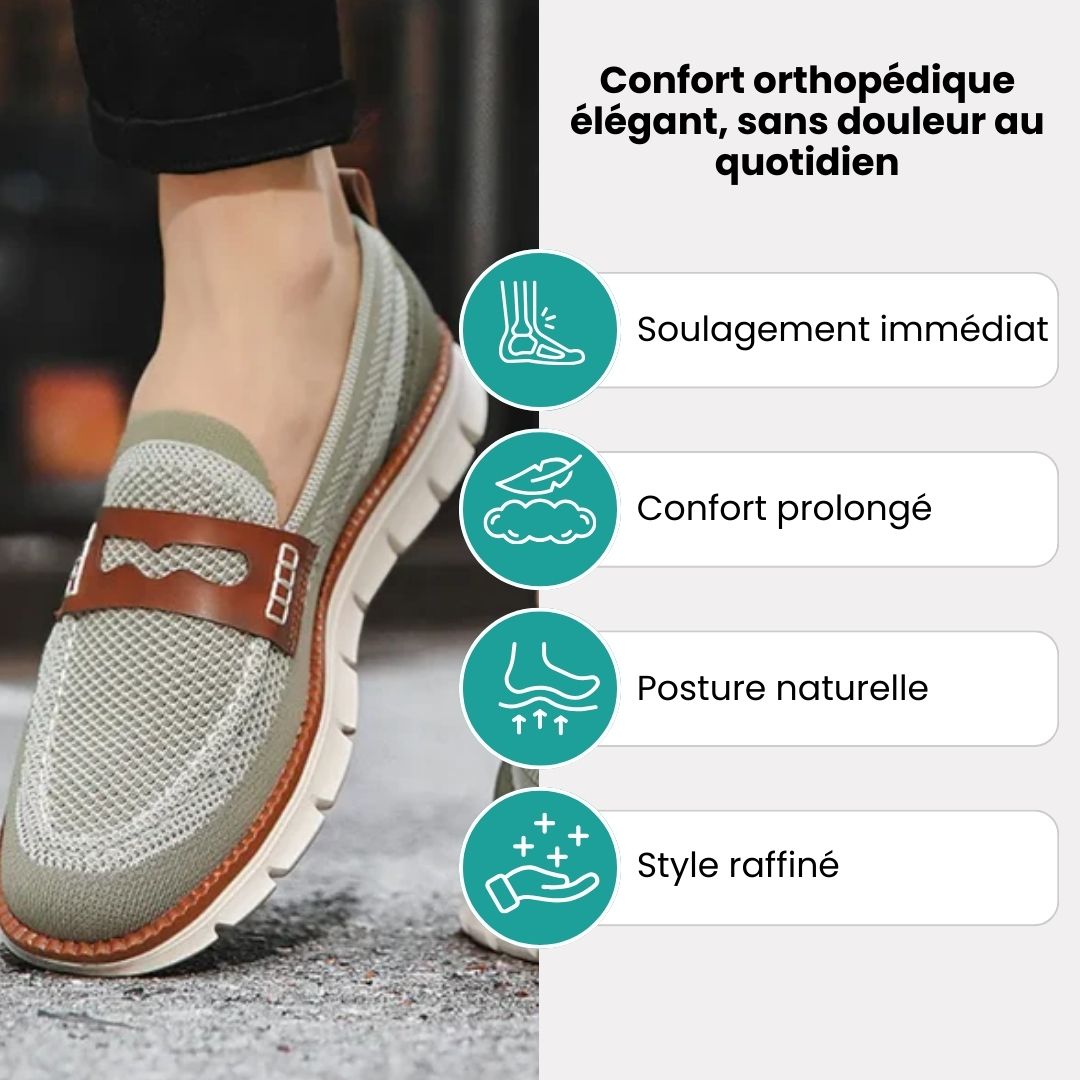 CityConfort™ - Mocassins à confort orthopédique homme