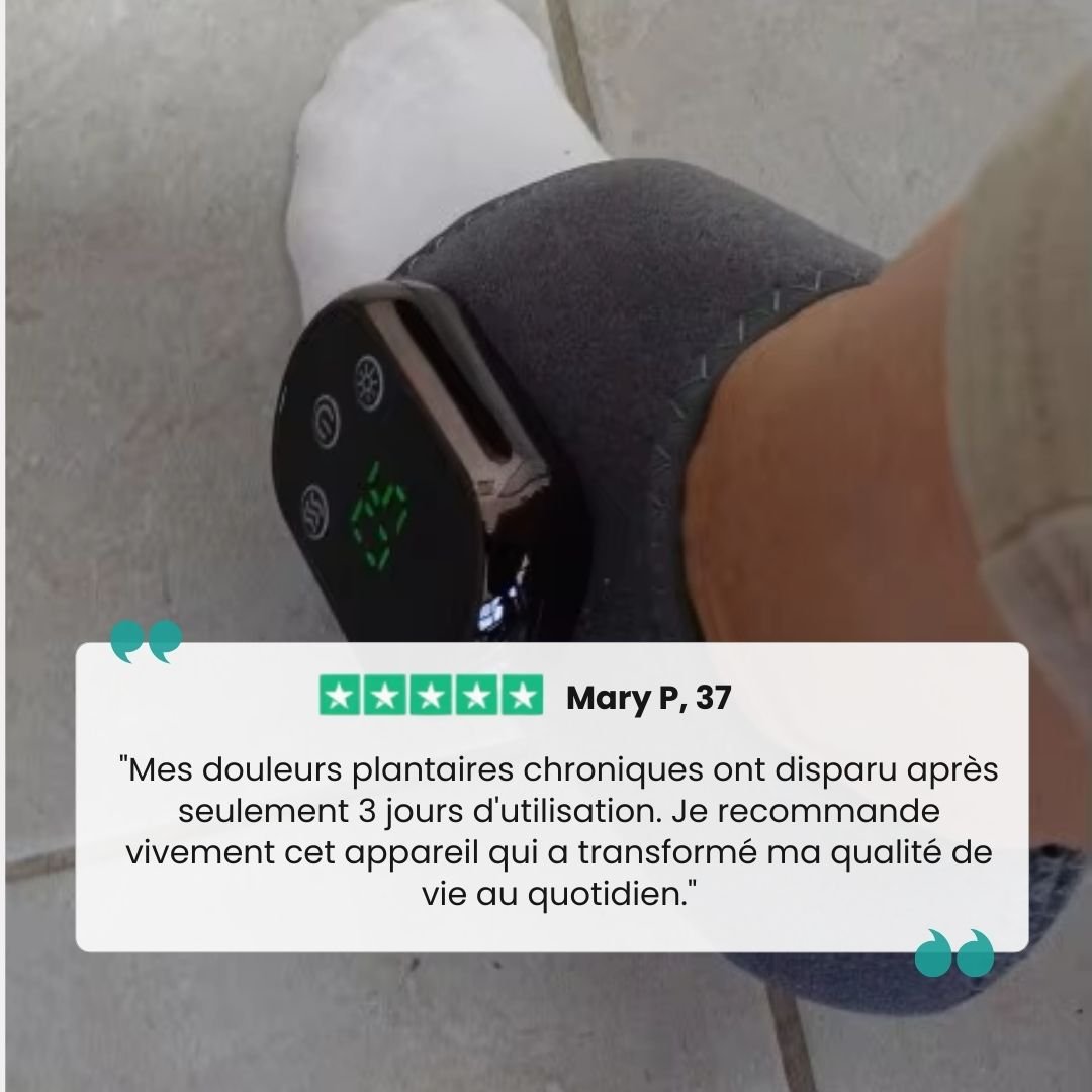 Appareil de Massage Pieds Anti - Douleur Chauffant - Semello.fr