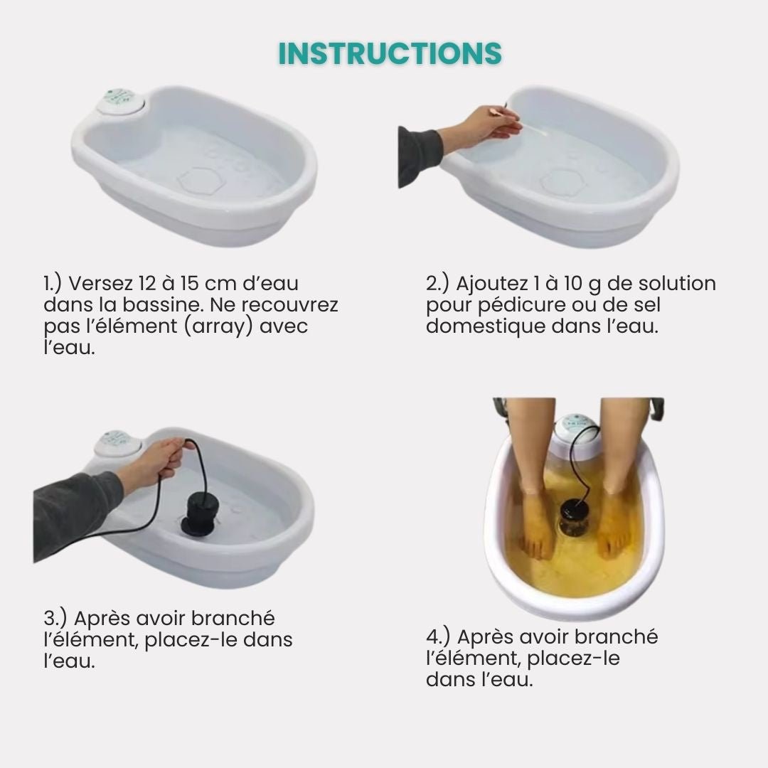 Bain de Pieds Détox | Anti - fatigue & Élimine les Toxines - Semello.fr