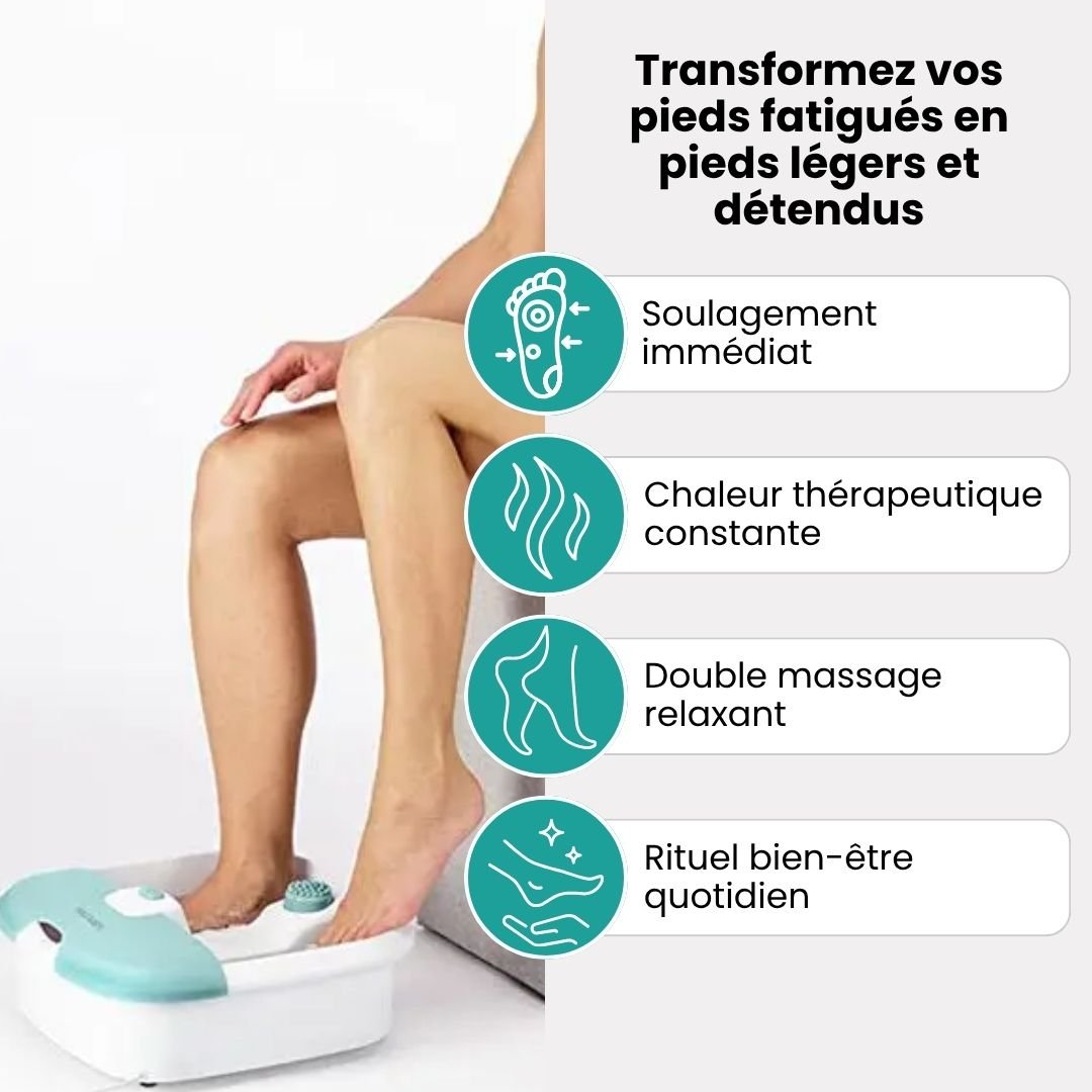 Bain de Pieds Relaxant Balnéothérapie - Semello.fr