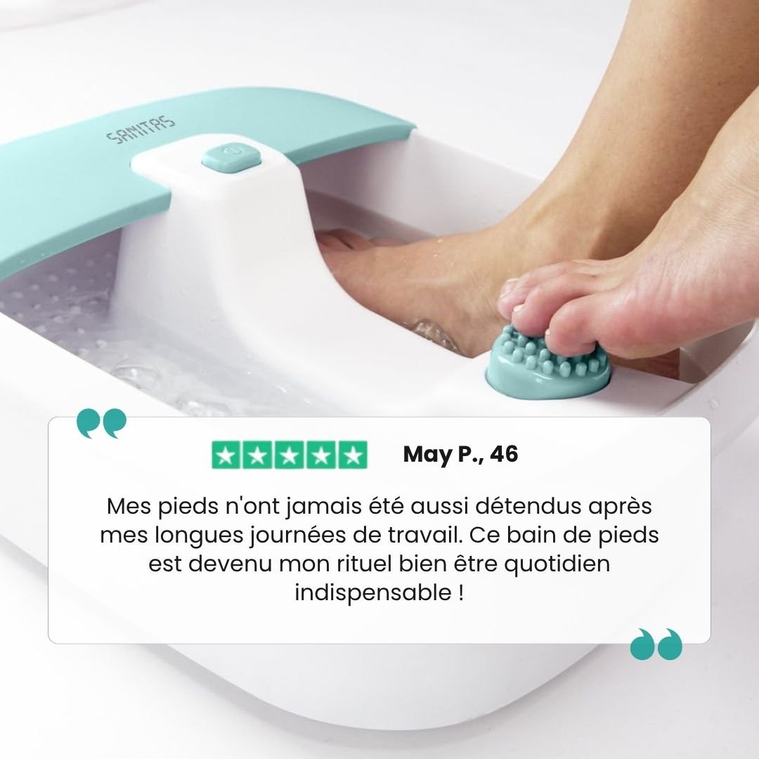 Bain de Pieds Relaxant Balnéothérapie - Semello.fr