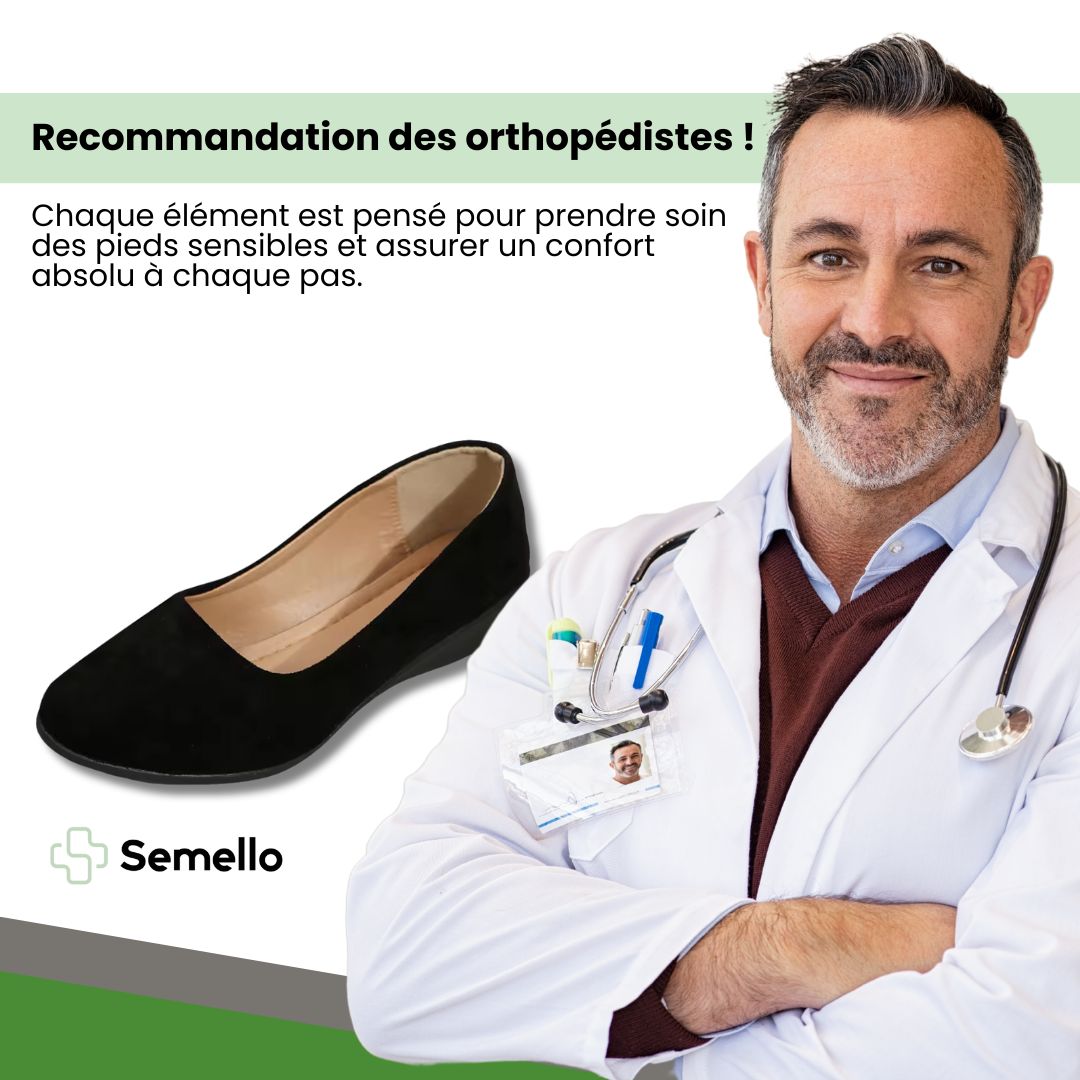 Ballerines a confort orthopedique - Semello.fr
