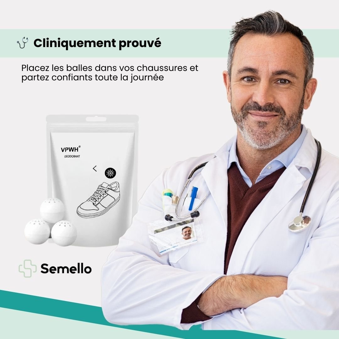 Balles Déodorantes Chaussures | Fraîcheur & Hygiène Longue Durée - Semello.fr